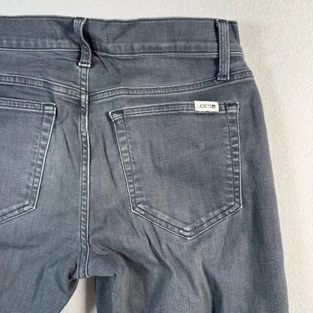 Joes Jeans Mens 29 Gray Straight Slim Mid Rise Stretch